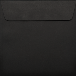 Square - 130 x 130mm Colorplan Ebony Black 135gsm Envelopes
