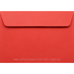 C6 - 114 x 162mm Kaskad Rosella Red 100gsm Envelopes
