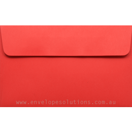 11B - 90 x 145mm Kaskad Rosella Red 100gsm Envelopes