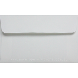 11B - 90 x 145mm Via Linen Pure White 118gsm Envelopes