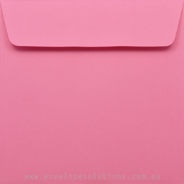 Square - 130 x 130mm Kaskad Bullfinch Pink 100gsm Envelopes