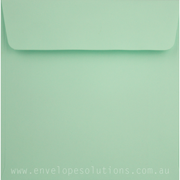 Square - 130 x 130mm Kaskad Leafbird Green 100gsm Envelopes