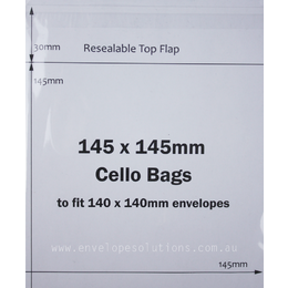 Cello bags 145 x 187mm 