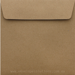 Square - 150 x 150mm Buffalo Kraft 115gsm Envelopes