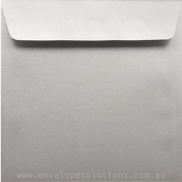 Square - 160 x 160mm Stardream Silver 120gsm Envelopes