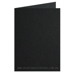 A6 - 105 x 148mm Keaykolour Original Jet Black 300gsm Scored Card