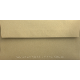 DL - 110 x 220mm Curious Metallic Gold Leaf 120gsm Envelopes