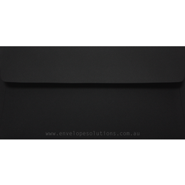 DL - 110 x 220mm Colorplan Ebony Black 135gsm Envelopes