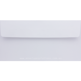 DL - 110 x 220mm Knight Smooth White 120gsm Envelopes