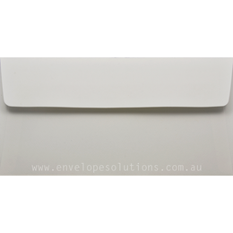DL - 110 x 220mm Via Felt Bright White 118gsm Envelopes