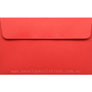 11B - 90 x 145mm Kaskad Rosella Red 100gsm Envelopes