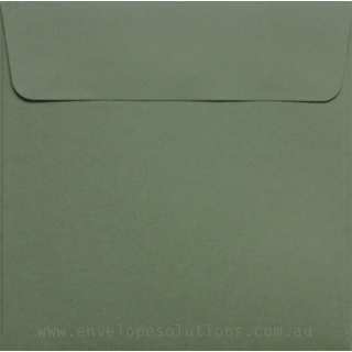 Square - 130 x 130mm Colorplan Mid Green 135gsm Envelopes