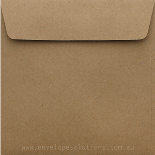 Square - 150 x 150mm Buffalo Kraft 115gsm Envelopes