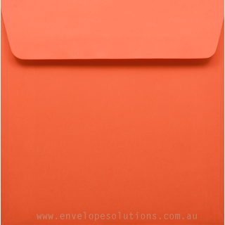 Square - 150 x 150mm Kaskad Fantail Orange 100gsm Envelopes