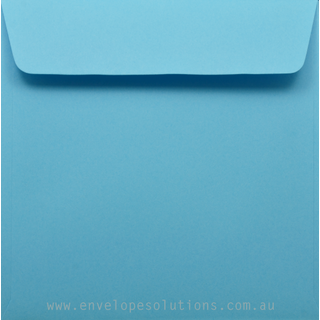 Square - 150 x 150mm Kaskad Peacock Blue 100gsm Envelopes
