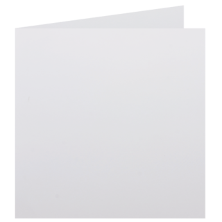 Square - 155 x 155mm Knight Smooth White 280gsm Scored Card