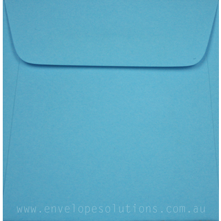 Square - 90 x 90mm Kaskad Peacock Blue 100gsm Envelopes