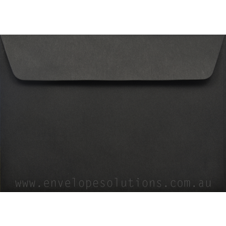 Card Envelope - 130 x 184mm Kaskad Raven Black 100gsm