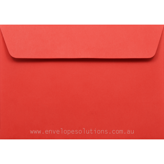 Card Envelope - 130 x 184mm Kaskad Rosella Red 100gsm