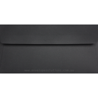 DL - 110 x 220mm Black 125gsm Envelopes