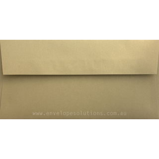 DL - 110 x 220mm Curious Metallic Gold Leaf 120gsm Envelopes