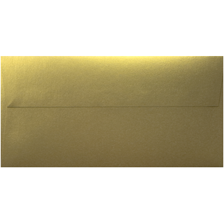 DL - 110 x 220mm Majestic Metallics Luxus Real Gold 120gsm Envelopes